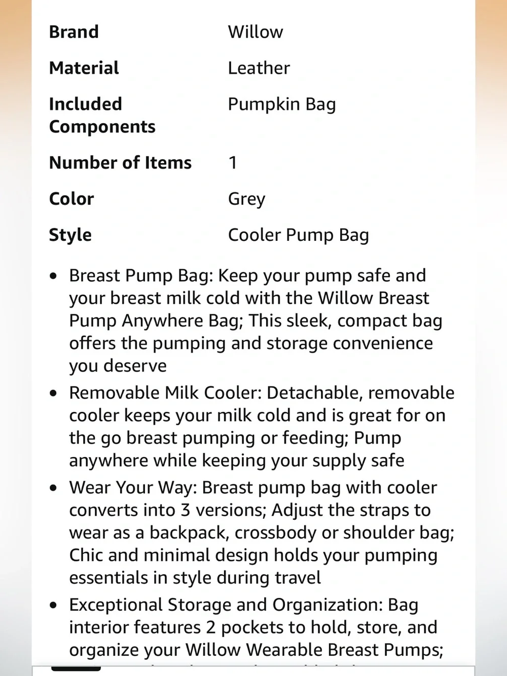 Willow Pump Anywhere Bag